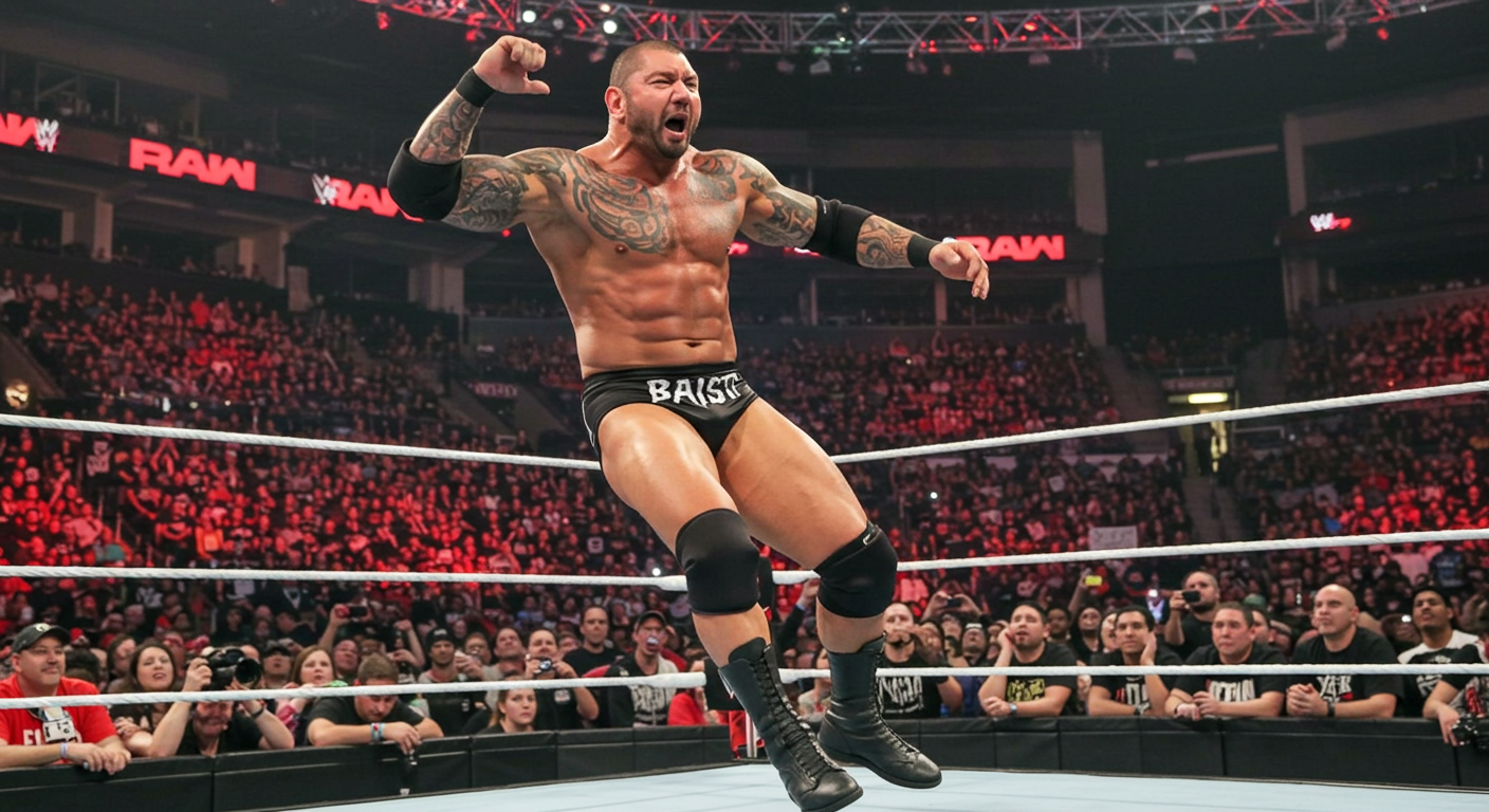 WWE. WWE News. WWE Results. WWE Raw. WWE SmackDown, WWE NXT. WWE Superstars. WWE Videos. WWE Schedule. WWE Rumors Resume of “Batista” WWE Superstar